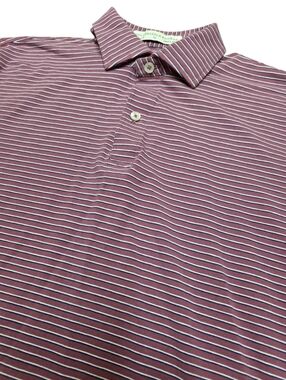 Holderness & Bourne The Springer Shirt: Cabernet/White/Horizon Sz M